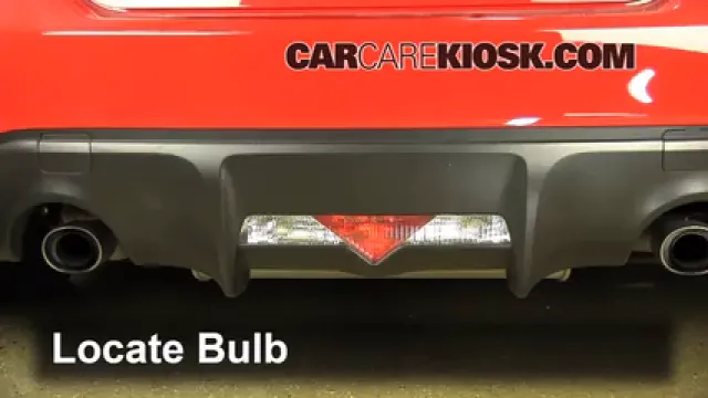 2013 Scion FR-S 2.0L 4 Cyl. Éclairage Feux de marche arrière (remplacer une ampoule)